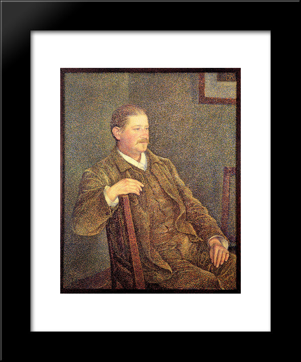 Five Minutes Late 20x24 Black Modern Wood Framed Art Print Poster by Toulmouche, Auguste