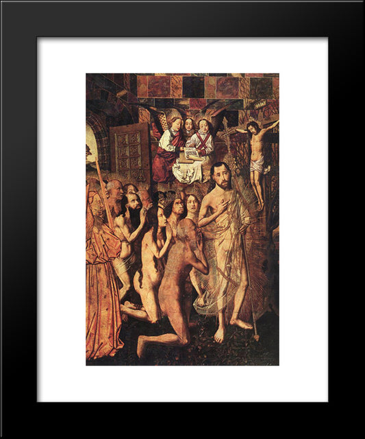 Christ Leading The Patriarchs To The Paradise 20x24 Black Modern Wood Framed Art Print Poster by Bermejo, Bartolome