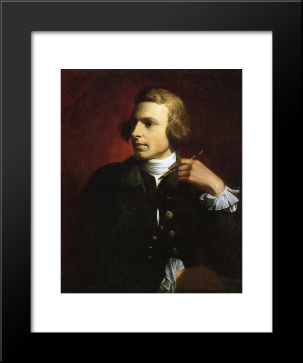 Charles Wilson Peale 20x24 Black Modern Wood Framed Art Print Poster by West, Benjamin