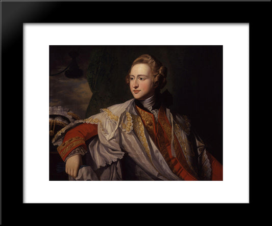 Francis Osborne, 5Th Duke Of Leeds 20x24 Black Modern Wood Framed Art Print Poster by West, Benjamin