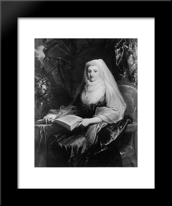 Mrs. Peter Beckford 20x24 Black Modern Wood Framed Art Print Poster by West, Benjamin