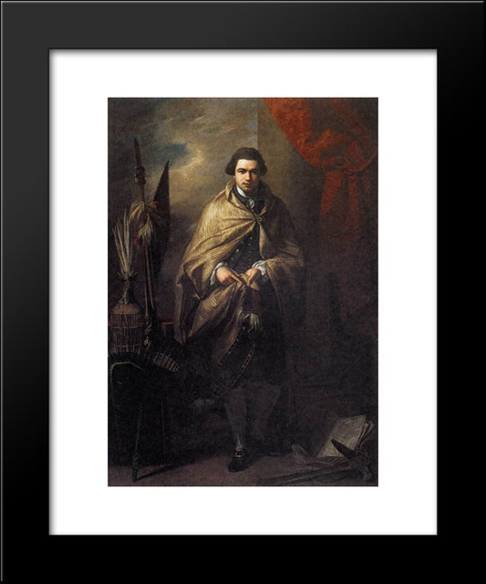 Sir Joseph Banks 20x24 Black Modern Wood Framed Art Print Poster by West, Benjamin