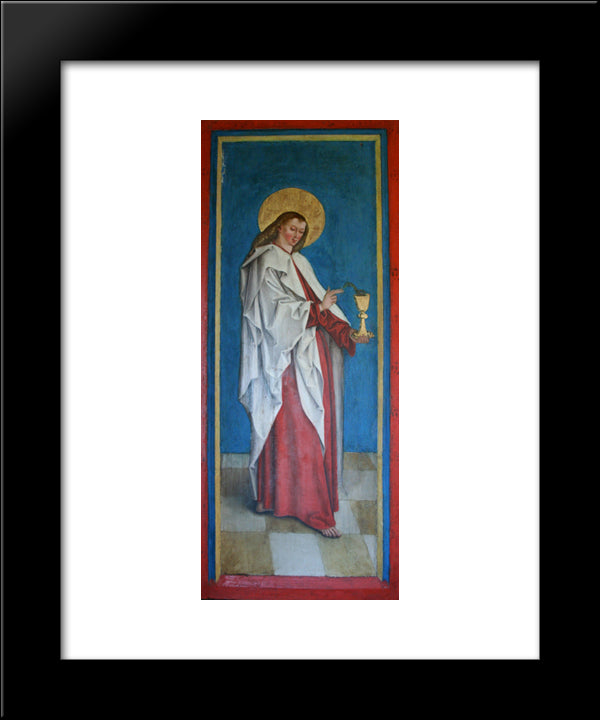 John The Evangelist 20x24 Black Modern Wood Framed Art Print Poster by Strigel, Bernhard