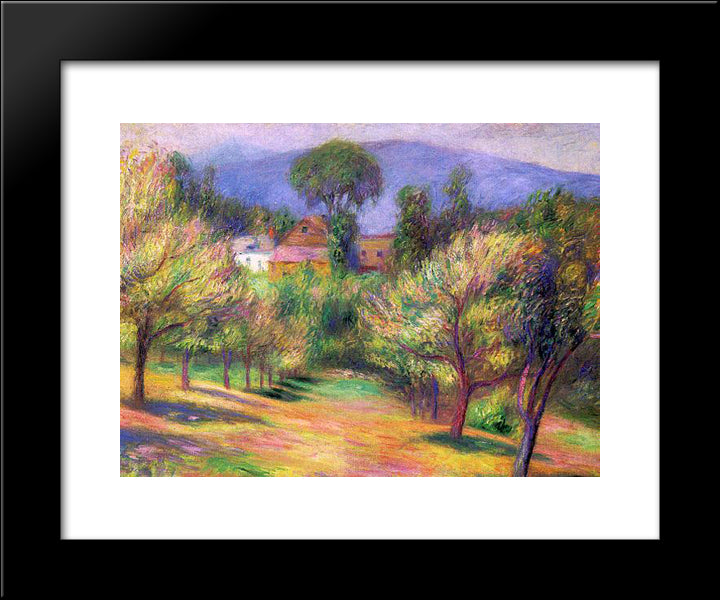 Connecticut Landscape 20x24 Black Modern Wood Framed Art Print Poster by Glackens, William James