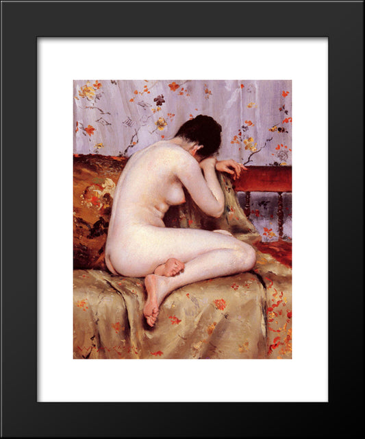 Modern Magdalen 20x24 Black Modern Wood Framed Art Print Poster by Chase, William Merritt