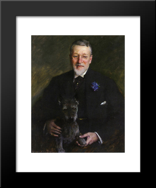 Mr. Francis Guerin Lloyd 20x24 Black Modern Wood Framed Art Print Poster by Chase, William Merritt