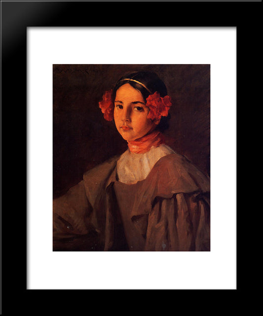 My Daughter Alice 20x24 Black Modern Wood Framed Art Print Poster by Chase, William Merritt