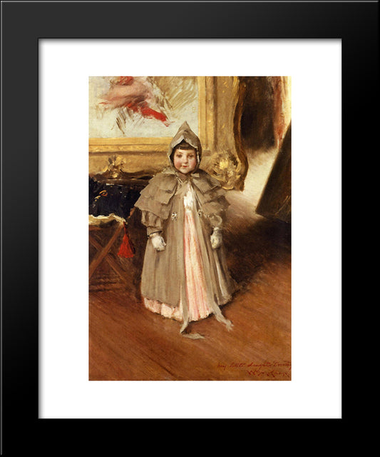 My Little Daughter Dorothy 20x24 Black Modern Wood Framed Art Print Poster by Chase, William Merritt
