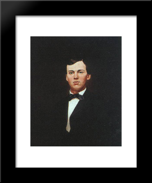 Portrait Of William Gurley Munson 20x24 Black Modern Wood Framed Art Print Poster by Chase, William Merritt