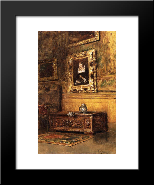 Studio Interior 20x24 Black Modern Wood Framed Art Print Poster by Chase, William Merritt