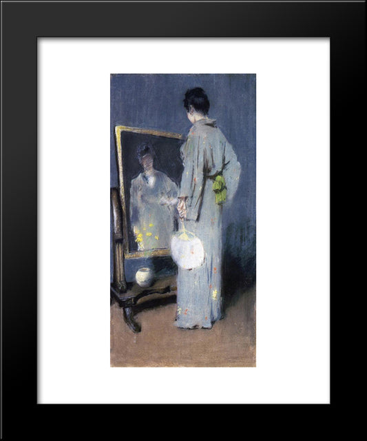 Study For Making Her Toilet 20x24 Black Modern Wood Framed Art Print Poster by Chase, William Merritt