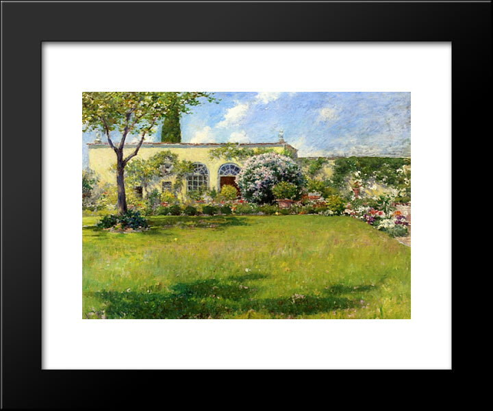 The Orangerie 20x24 Black Modern Wood Framed Art Print Poster by Chase, William Merritt