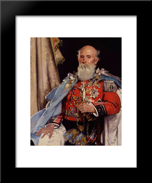 Reginald Brabazon, 12Th Earl Of Meath 1929 20x24 Black Modern Wood Framed Art Print Poster by Orpen, William