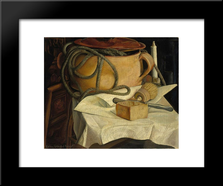 Still Life 20x24 Black Modern Wood Framed Art Print Poster by Grigoriev, Boris