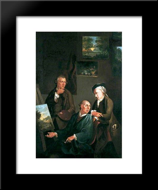 The Smith Brothers Of Chichester 20x24 Black Modern Wood Framed Art Print Poster by Shayer, William