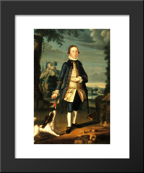 David Hall 20x24 Black Modern Wood Framed Art Print Poster by Williams, William