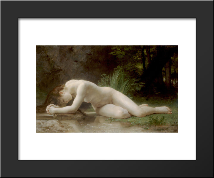 Biblis 20x24 Black Modern Wood Framed Art Print Poster by Bouguereau, William Adolphe