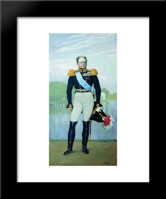 Alexander I 20x24 Black Modern Wood Framed Art Print Poster by Kustodiev, Boris