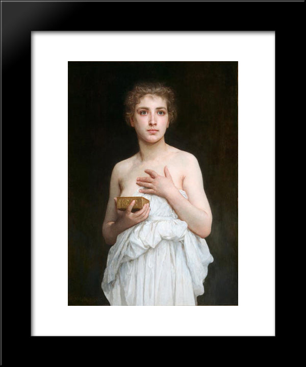 Pandora 20x24 Black Modern Wood Framed Art Print Poster by Bouguereau, William Adolphe