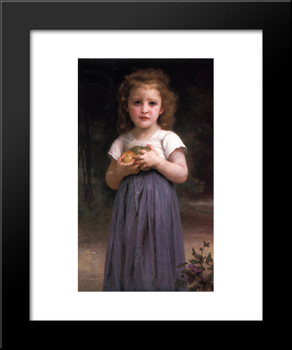 Teen And Children 20x24 Black Modern Wood Framed Art Print Poster by Bouguereau, William Adolphe