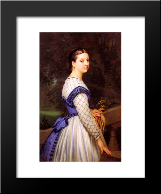 The Countess De Montholon 20x24 Black Modern Wood Framed Art Print Poster by Bouguereau, William Adolphe