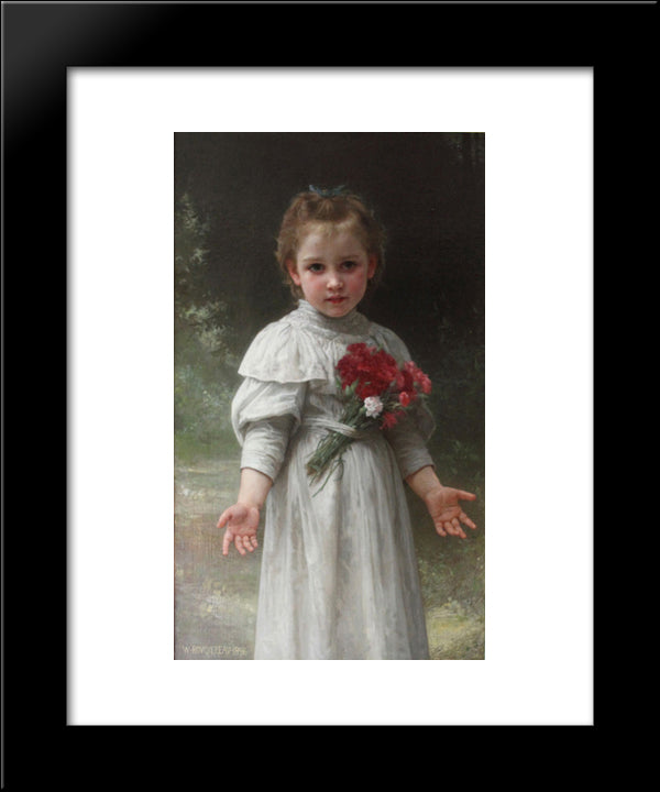 Yvonne 20x24 Black Modern Wood Framed Art Print Poster by Bouguereau, William Adolphe