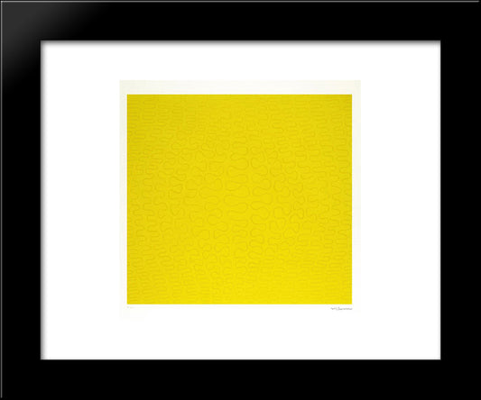 Unist Composition 20x24 Black Modern Wood Framed Art Print Poster by Strzeminski, Wladyslaw