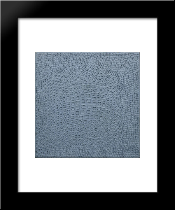 Unist Composition 14 20x24 Black Modern Wood Framed Art Print Poster by Strzeminski, Wladyslaw