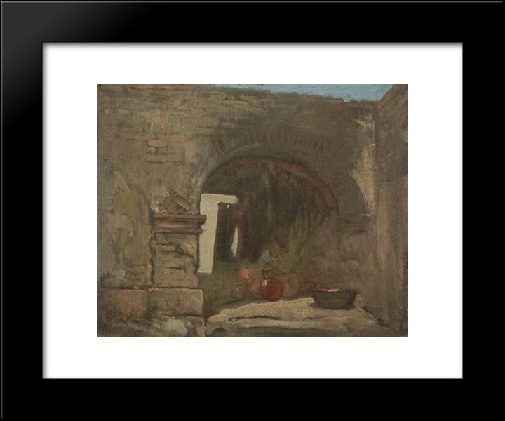Old Alcaiseria, Guadalajara, Mexico 20x24 Black Modern Wood Framed Art Print Poster by Martinez, Xavier
