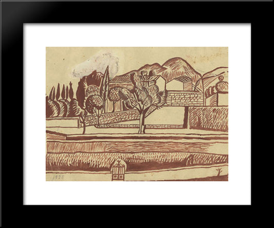 Alonia 20x24 Black Modern Wood Framed Art Print Poster by Tsaroychis, Yiannis