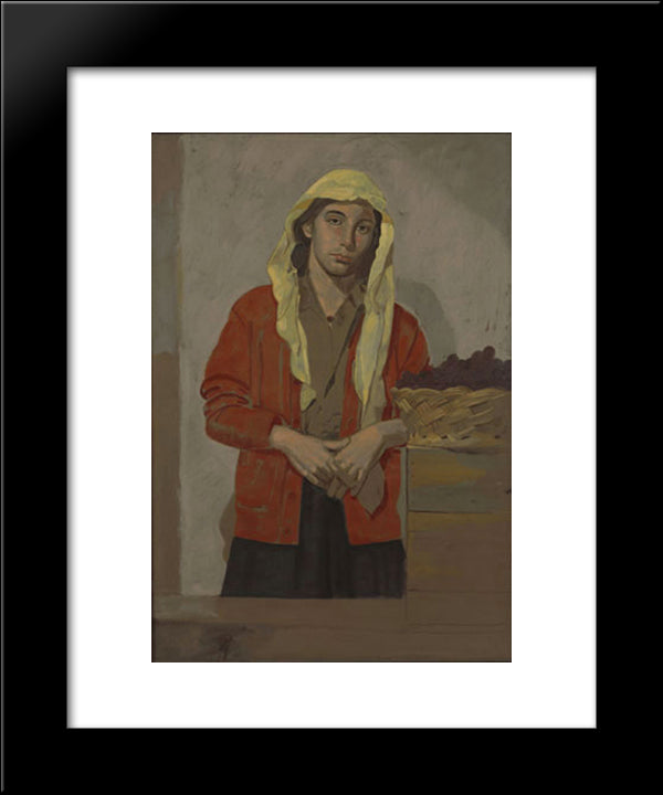 Autumn'' 20x24 Black Modern Wood Framed Art Print Poster by Tsaroychis, Yiannis