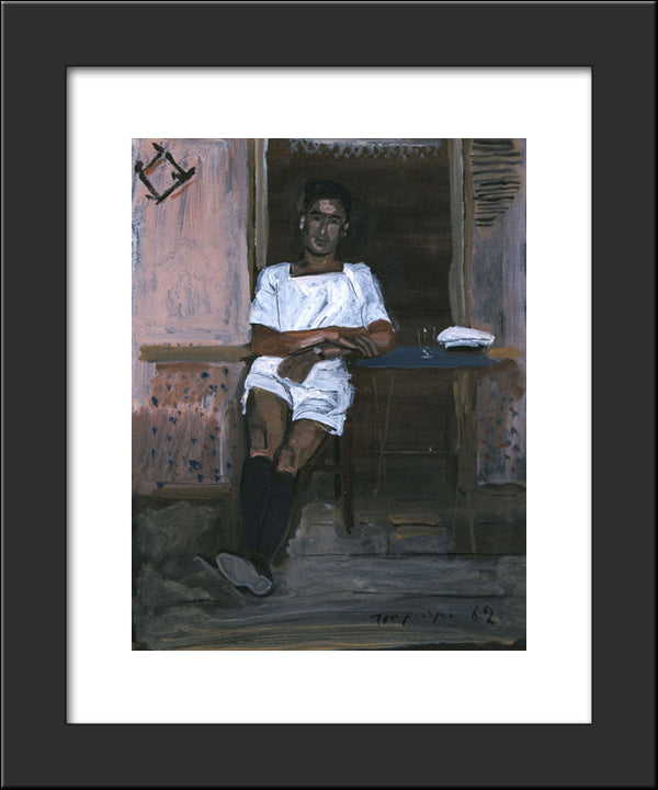 Sailor 20x24 Black Modern Wood Framed Art Print Poster by Tsaroychis, Yiannis