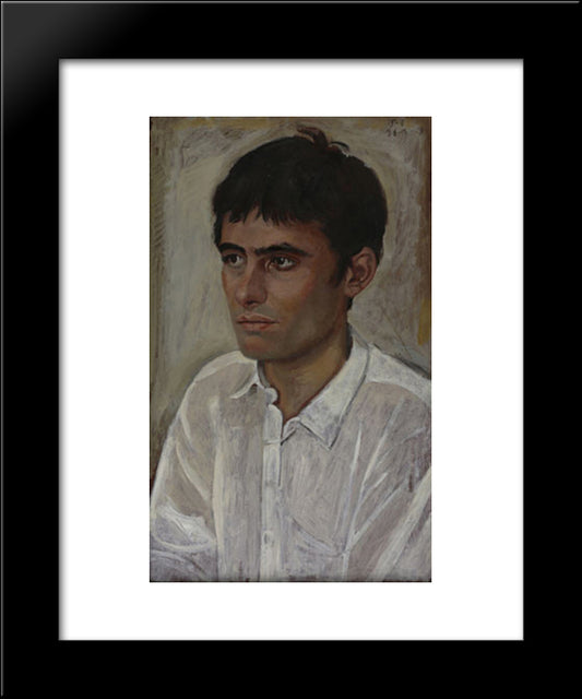 Schizophrenic 20x24 Black Modern Wood Framed Art Print Poster by Tsaroychis, Yiannis