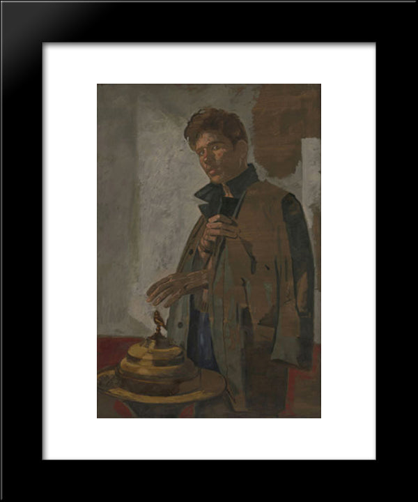 Winter'' 20x24 Black Modern Wood Framed Art Print Poster by Tsaroychis, Yiannis