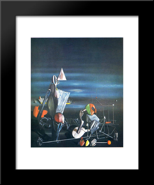 Slowly Toward The North 20x24 Black Modern Wood Framed Art Print Poster by Tanguy, Yves