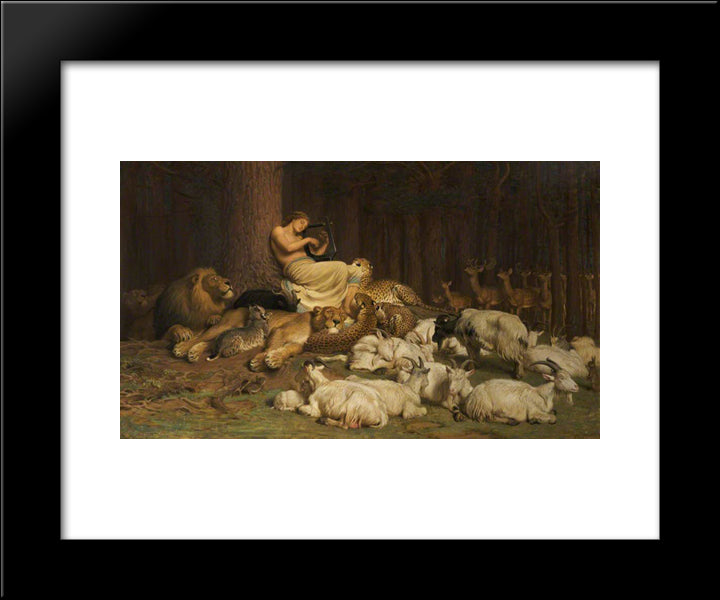 Apollo 20x24 Black Modern Wood Framed Art Print Poster by Riviere, Briton