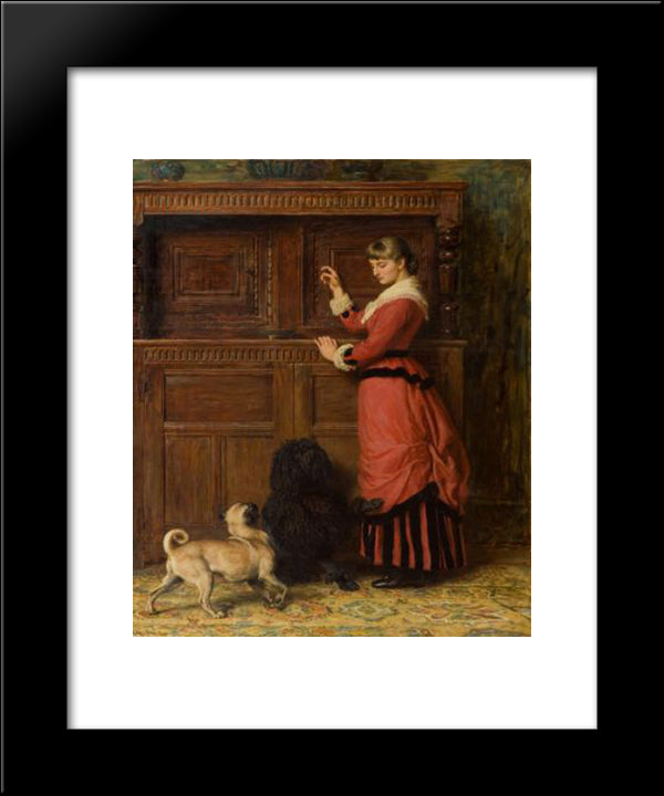 Cupboard Love 20x24 Black Modern Wood Framed Art Print Poster by Riviere, Briton