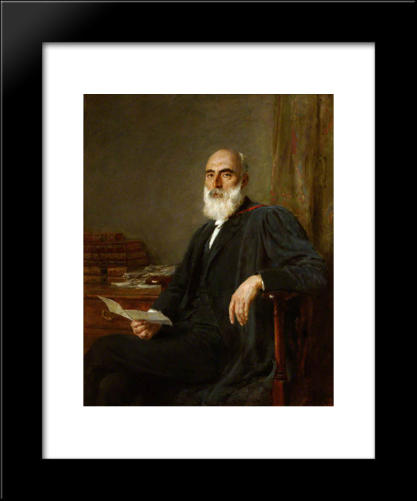 Lancelot Ridley Phelps, Hon. Dcl, Provost 20x24 Black Modern Wood Framed Art Print Poster by Riviere, Briton