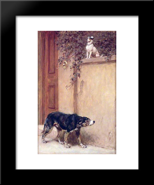 Pride Of Place 20x24 Black Modern Wood Framed Art Print Poster by Riviere, Briton