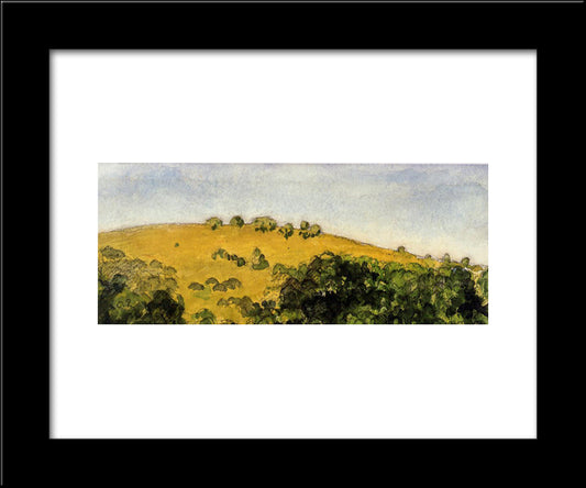 Landscape 3 20x24 Black Modern Wood Framed Art Print Poster by Pissarro, Camille