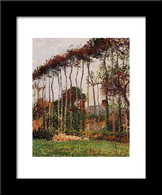 Landscape At Varengeville 20x24 Black Modern Wood Framed Art Print Poster by Pissarro, Camille