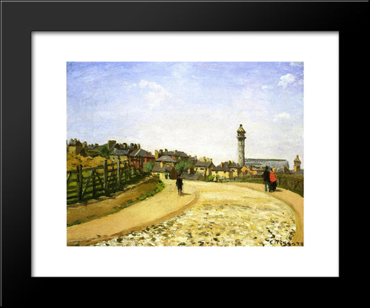 Upper Norwood, Crystal Palace, London 20x24 Black Modern Wood Framed Art Print Poster by Pissarro, Camille