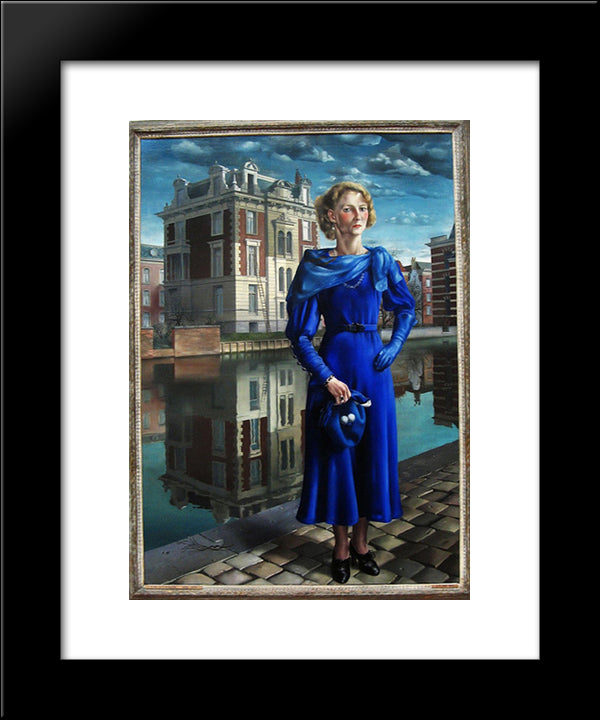 Wilma 20x24 Black Modern Wood Framed Art Print Poster by Willink, Carel