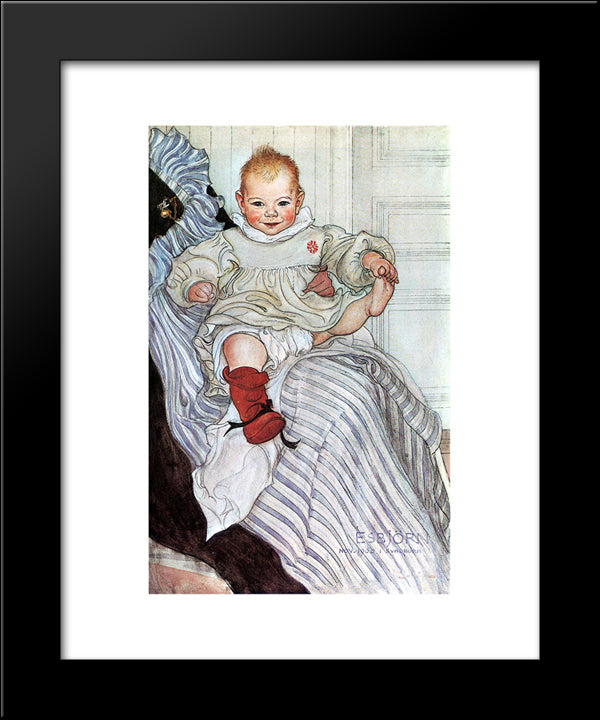 Esbjorn 20x24 Black Modern Wood Framed Art Print Poster by Larsson, Carl