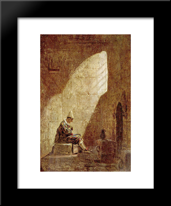 Ash Wednesday 20x24 Black Modern Wood Framed Art Print Poster by Spitzweg, Carl