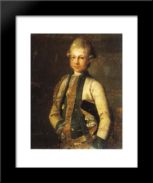 Nikolai Mordvinov 20x24 Black Modern Wood Framed Art Print Poster by Christineck, Carl Ludwig