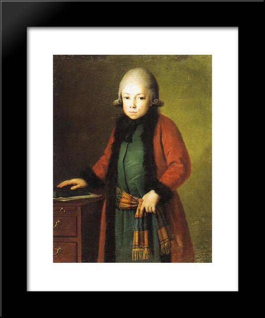 Sergey Mordvinov 20x24 Black Modern Wood Framed Art Print Poster by Christineck, Carl Ludwig