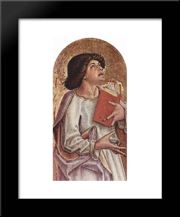 Apostles 20x24 Black Modern Wood Framed Art Print Poster by Crivelli, Carlo