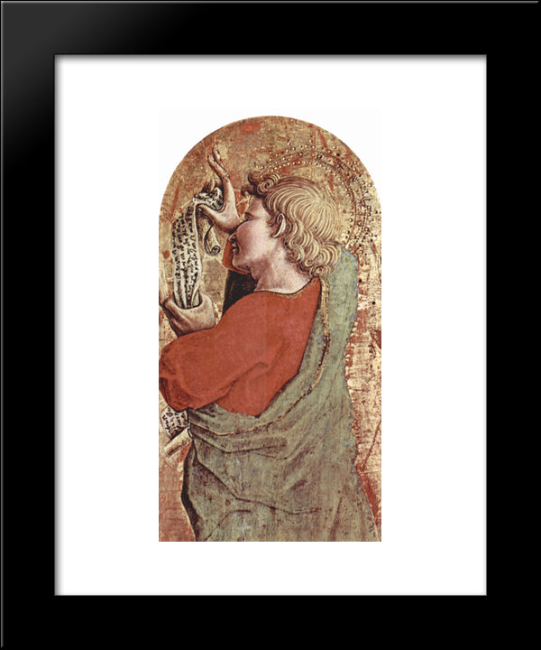 Saint James 20x24 Black Modern Wood Framed Art Print Poster by Crivelli, Carlo