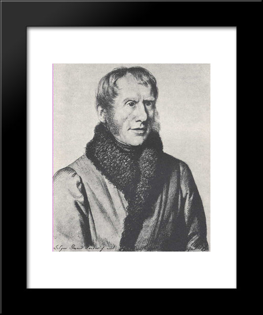 Carl Vogelvon Vogelstein 20x24 Black Modern Wood Framed Art Print Poster by Friedrich, Caspar David